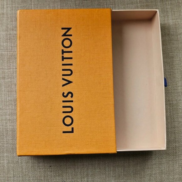 Louis Vuitton Empy Box Yellow Storage Box Authentic LV 8 X 5 inches - Picture 5 of 8